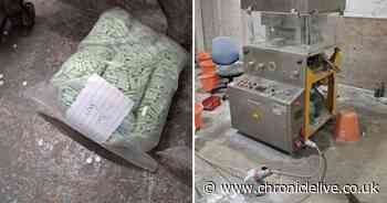 Police seize pill-pressing machine capable of producing millions of fake tablets in County Durham raid