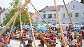„Mit viel Hauruck“: Maibaum-Diebe und Vereine packen in Buchbach zusammen an