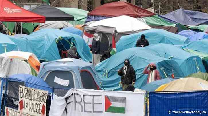 Students set up pro-Palestinian encampment protest at University of Toronto