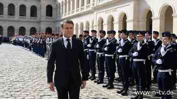 "Russland darf nicht gewinnen": Macron: Erwägen Truppenentsendung, falls Front kollabiert