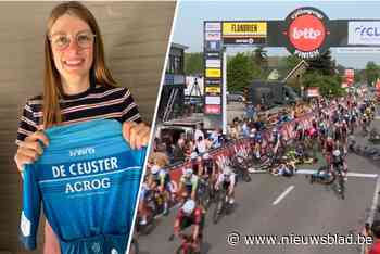 “Mijn fiets is zonder mij over de meet gebold”: Jinse Peeters was een van de vele slachtoffers van de dominoval in Hamme