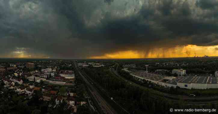 Gewitter und Starkregen über Teilen Deutschlands