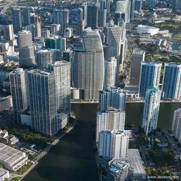 Cars and hurricanes inform "sail-shape" of Aston Martin's first residential skyscraper