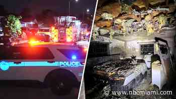 Man critically injured, first responders hospitalized after Little Havana house fire