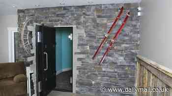 Record number of New York elites are having panic rooms installed in their homes - which cost between $50,000 and $1m and have electrified door knobs and walls that shoot pepper spray