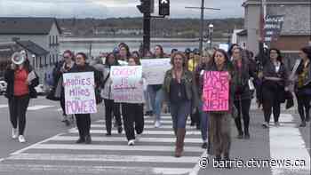 Take Back the Night event raising awareness about gender-based violence
