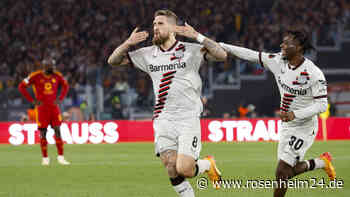 Inklusive Andrich-Traumtor: Leverkusen schlägt Rom und stößt Tür zum Europa-League-Finale weit auf