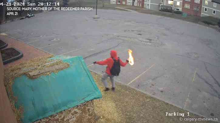 Suspect sought following arson at northeast Calgary church