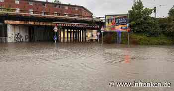 Bamberg: Gewitter und Starkregen sorgen für Überflutungen - zahlreiche Feuerwehreinsätze