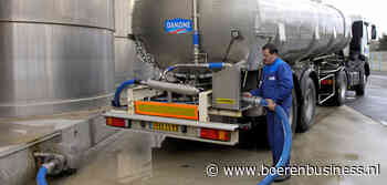 Vloeibare zuivel plust op stille markt