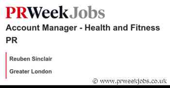 Reuben Sinclair: Account Manager - Health and Fitness PR