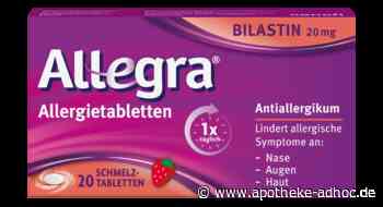 Neu: Allegra® Schmelztabletten mit Bilastin