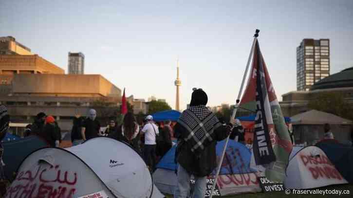 In the news today: Students set up pro-Palestinian encampment at UofT