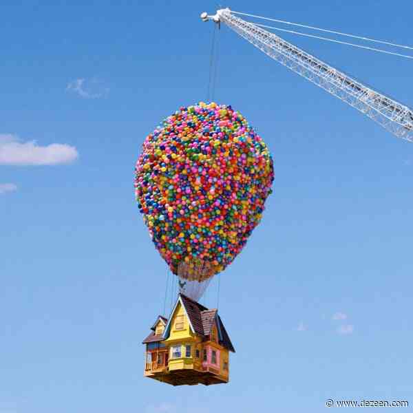 Airbnb creates rentals from films including Up house suspended from crane