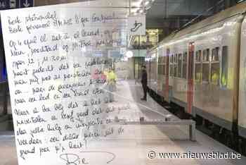 Vrouw die 21 messteken kreeg in Antwerpen-Centraal bedankt personeel NMBS met kaartje: “Blij dat ik het kan navertellen”