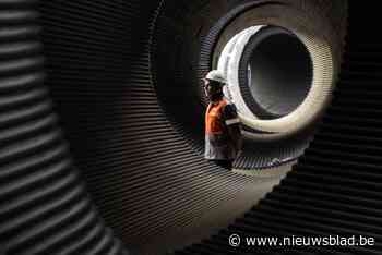 Reus in roestvast staal Aperam duikt in het rood