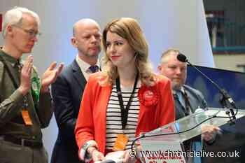 Kim McGuinness celebrates first North East Mayoral Election win