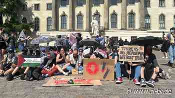 Aktionen inzwischen weltweit: Uni-Präsidentin zieht bei propalästinensischen Protesten rote Linie