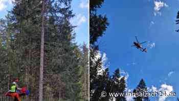Radfahrer bei Sturz in Marquartstein schwer verletzt - Mehrere Bergwachten gefordert