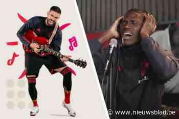 Honderd leden van voetbalclub Alken United brullen refrein mee van EK-lied Wunderbar