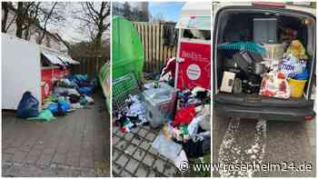 Stinkt zum Himmel und lockt Ratten an: Sauereien auf den Wasserburger Wertstoff-Inseln