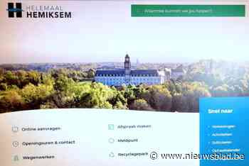 Hemiksem heeft nieuwe website