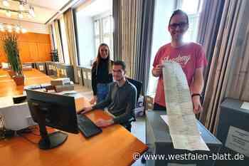 Europawahl: 34 Parteien stehen im Kreis Höxter auf dem Zettel