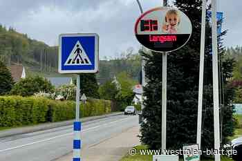 Hüllhorst: neue Tempomesstafel in Oberbauerschaft