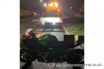 Motorbike seized in South Oxhey after 'driving recklessly'