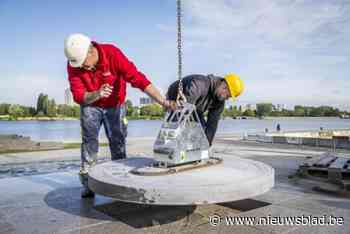 Stad plaatst gedenksteen om 900 jaar Sint-Michielsabdij te herdenken