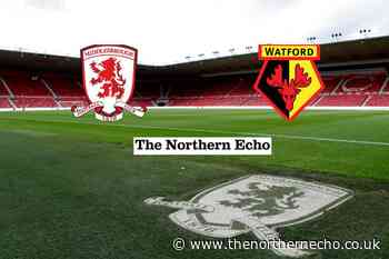 Middlesbrough vs Watford LIVE