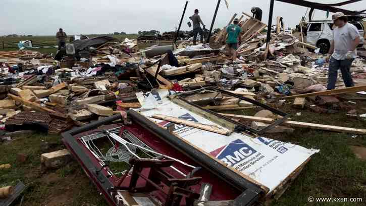 'They were whirled around inside': Hawley family of 4 survives tornado