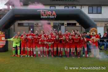 Damesploeg KSK Sint-Amands speelt meteen kampioen tijdens eerste seizoen: “Ook in hogere reeks meedingen naar titel”