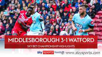 Middlesbrough 3-1 Watford