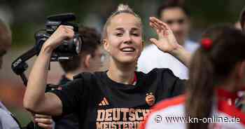 Bayern-Frauen feiern die Meisterschaft: Nationalspielerin Gwinn überwältigt