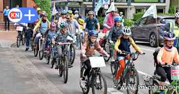 Für sichere Verkehrswege für Kinder: Fahrrademo in Eckernförde