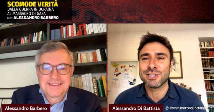 “Scomode verità, dalla guerra in Ucraina al massacro di Gaza”: rivedi la diretta con Alessandro Di Battista e Alessandro Barbero