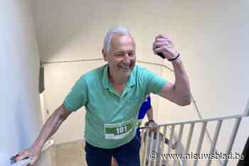 Trappenlopen in Turnova. 398 treden in iets meer dan 3 minuten: “Mijn benen zijn helemaal choco!”