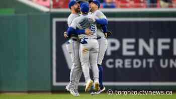 Gausman tosses 5 1/3 scoreless innings, Kiermaier homers and Blue Jays beat Nationals 6-3