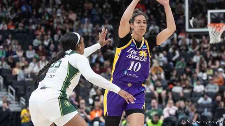 Canada’s Nurse helps lift Sparks past Storm on home soil in WNBA pre-season action