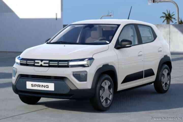 De Dacia Spring is met afstand de goedkoopste elektrische auto - Back to Basics