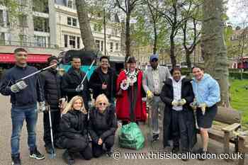 McDonald's organises community clean-up with Islington Mayor