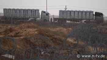 Als Reaktion auf Raketenbeschuss: Israel macht wichtigen Grenzübergang dicht