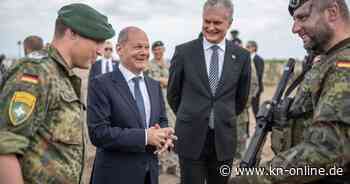 Was Olaf Scholz bei der Bundeswehr in Litauen will