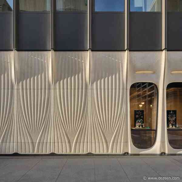 Partisans sculpts limestone facade for Rolex boutique in Toronto