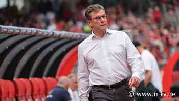 Talfahrt hat Folgen: "Unbefriedigendes Niveau": 1. FC Nürnberg wirft Hecking raus