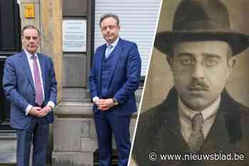 In Auschwitz vermoorde grootvader van politicus André Gantman krijgt gevelplaat aan voormalig huis: “Een symbolische terugkeer”