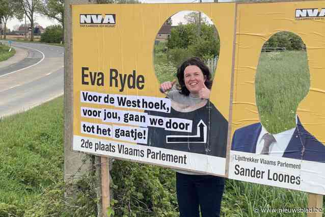 N-VA-kopstukken vakkundig ‘onthoofd’ op verkiezingsbord, maar dan volgt ludieke reactie: “We gaan door tot het gaatje!”
