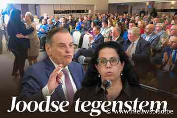 Joodse stem tegen ‘Free Palestine’ weerklinkt aan Belgiëlei in Antwerpen: “We gaan niet zwijgen. En we zullen winnen”