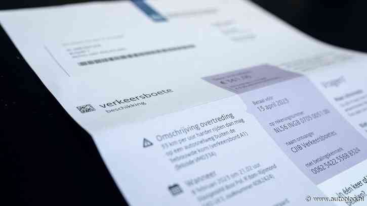 300 Nederlanders krijgen elke week een verkeersboete